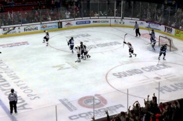 Cam Lee's Shot from the point on Saturday night 12/19