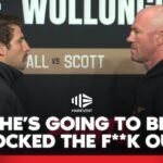 'Full of s***!':🤬 Hall & Scott trade shots in HEATED exchange 🔥 🥊 | Full Presser | Main Event
