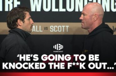 'Full of s***!':🤬 Hall & Scott trade shots in HEATED exchange 🔥 🥊 | Full Presser | Main Event
