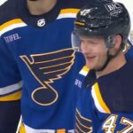 Nikita Alexandrov's assist on Krug's goal vs Blackhawks (10 apr 2024)