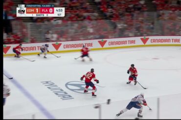 McDavid blows by Kulikov with edge control and weight transfer (with commentary)