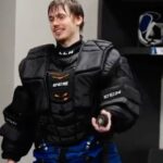 Silovs Gets Game Puck