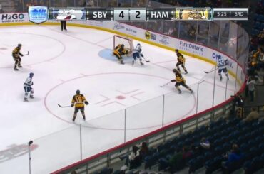 Adam Ruzicka 25th goal in season Sudbury Wolves (OHL) 18/19