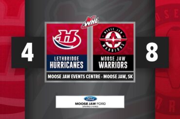 Moose Jaw Ford Highlights: Warriors (8) vs Lethbridge (4) - Feb. 21