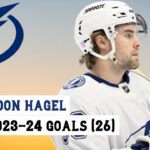 Brandon Hagel (#38) All 26 Goals of the 2023-24 NHL Season