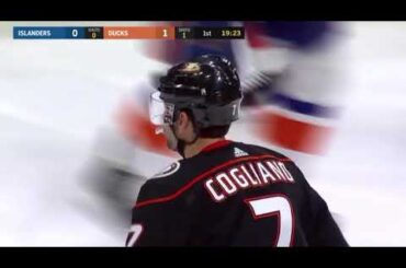Andrew Cogliano Goal vs NYI October 11, 2017