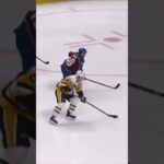 Sidney Crosby walks Sam Girard and sends a backhand rocket top shelf! #pittsburghpenguins #hockey