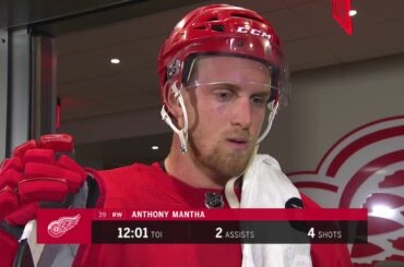 Trevor catches Anthony Mantha at Intermission