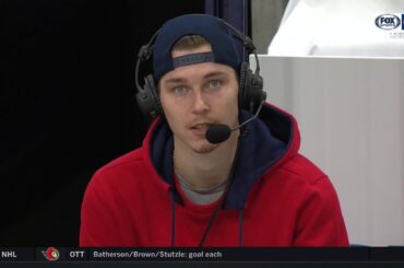 Elvis Merzlikins didn't feel comfortable despite being perfect | BLUE JACKETS-PREDATORS POSTGAME