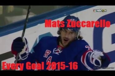 Every Goal: Mats Zuccarello(NYR) 2015-16 (26 Goals) + Playoffs