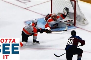 GOTTA SEE IT: Carter Hart's Glove Save On Mikko Rantanen A Save-Of-The-Year Candidate