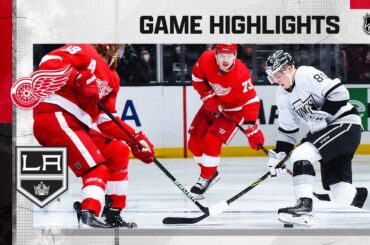 Red Wings @ Kings 1/8/22 | NHL Highlights