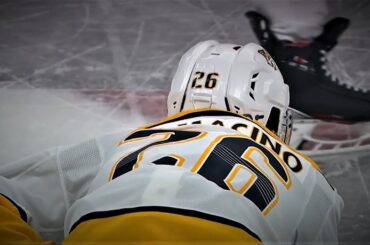 Tomasino Makes This A 2 Goal Game Late In The Third Period For Nashville