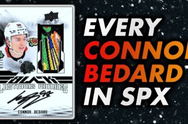 Every Connor Bedard Hockey Card in a 2023-24 SPX Hobby Box