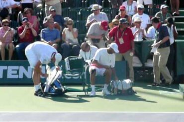 3/13/10 BNP Paribas Open R2 Roddick/Blake vs Murray/Hutchins