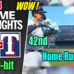 NY Yankees vs TX Rangers Full Highlights Aug 11, 2024 | Judge's 42nd HR & Soto's 32nd HR