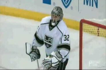 Wild Shootout Goals + Jonathan Quick Mad (March 30 2013)