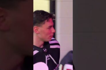 Simon Nemec BEHIND THE SCENES: Walks To Ice For Rookie Lap #njdevils #simonnemec #short #shorts