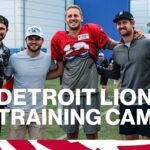 Detroit Red Wings visit Lions Training Camp