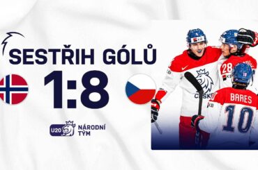 U20 | SESTŘIH GÓLŮ: Norsko vs. Česko 1:8 | MSJ - Göteborg, Švédsko