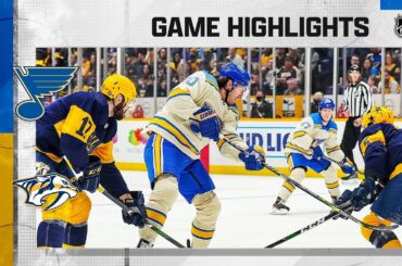 Blues @ Predators 3/12 | NHL Highlights 2022