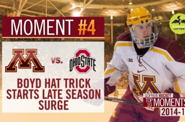 #4: Boyd's Hat Trick vs. Ohio State Sparks Late Season Run