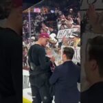 Lawson Crouse interacting with the fans 40 minutes after the final horn | Lawson Crouse | NHL |#nhl