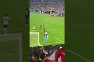 This angle of Tyler Adams’ banger against Mexico is a work of art 😮‍💨🔥#MLS #Shorts