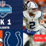 Denver Broncos vs. Indianapolis Colts Highlights 4th - QTR | NFL Preseason Week 1 | 08/11/2024