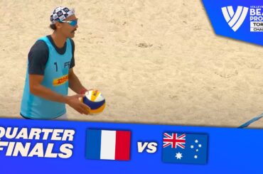 Krou / Gauthier-Rat vs. McHugh / Burnett - Quarter-Final Highlights Torquay 2022 #BeachProTour