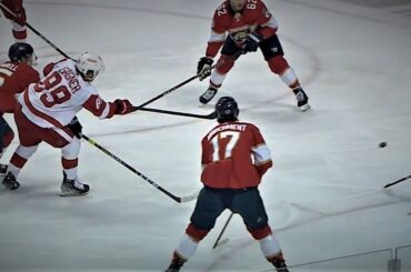 Sam Gagner Opens The Scoring For The Redwings In Florida