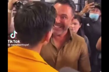 Oscar De La Hoya clearly on Cocaine with Ryan Garcia