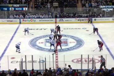 Carl Hagelin goal Feb 10 2013 Tampa Bay Lightning vs NY Rangers NHL Hockey