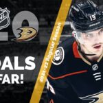 Troy Terry (#19) | 2021-22 Goals | ANA | FIRST 20 GOALS (+1) | NHL Highlights