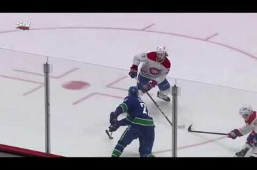 Brandon Sutter dangles Alexander Romanov and goes backhand for a beautiful top-shelf goal.