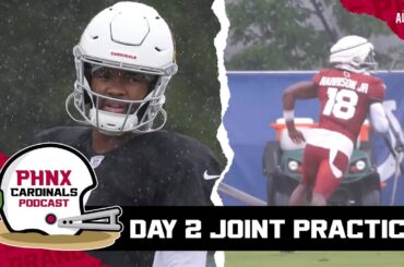 Marvin Harrison Jr., Greg Dortch Continue Making Plays In Arizona Cardinals Soaked Joint Practice