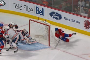 Max Domi quickly finishes gorgeous wraparound as he falls to the ice