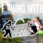 Connor Hellebuyck fishing with THE BASSQUATCH HUNTER!