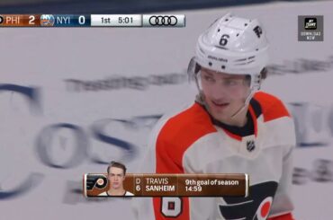 Travis Sanheim Goal - Philadelphia Flyers vs New York Islanders (3/3/19)