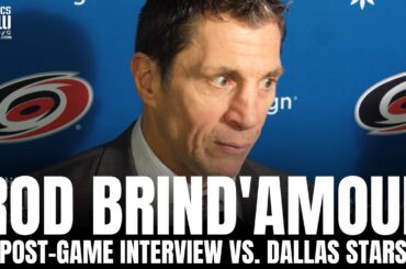 Rod Brind'Amour Explains Sebastian Aho "Dynamic" Scorer After 200 Career Goals & Canes Win vs. Stars