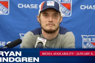 New York Rangers: Ryan Lindgren Postgame Media Availability | Jan. 8, 2022