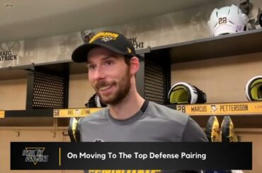 Marcus Pettersson on Moving to Penguins Top Defense Pair