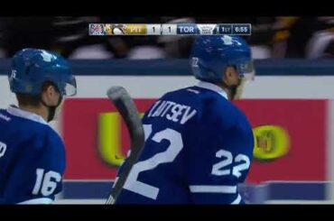 Nikita Zaitsev's first NHL goal vs Penguins (2016)