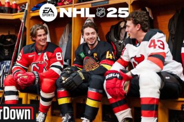 HUGHES BROTHERS REACT TO BEING NAMED NHL 25 COVER ATHLETES