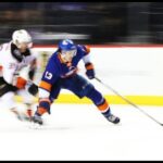 Mathew Barzal Skating Around in Circles