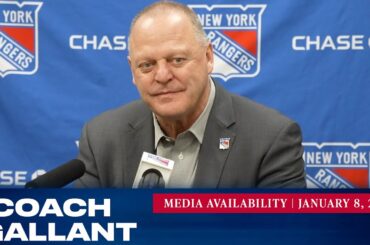 New York Rangers: Coach Gallant Postgame Media Availability | Jan. 8, 2022