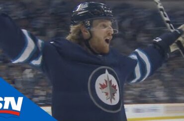 Kyle Connor Converts Bryan Little's Pass For Jets Go-Ahead Goal