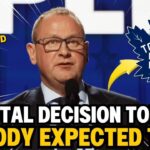 NOW! FINISHED SHEETS CONFIRMED! LAST MINUTE DECISION?! MAPLE LEAF NEWS! NHL NEWS