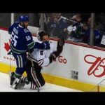 Alex Biega penalized for driving Connor Murphy into boards