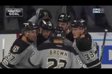 Trevor Lewis Scores on Ryan Miller | Kings Trail Canucks 4-2